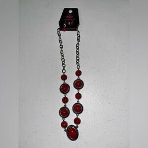 💙 NWT Paparazzi Beaded Necklace & Earrings Set